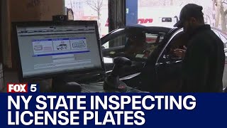 NY state inspecting license plates [upl. by Anitram]