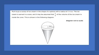 AI SL Problem 8 Paper 1 May 2023 TZ2 VolumeSurface area [upl. by Kimberli]