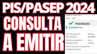 A EMITIR PISPASEP 2022 PARA SAQUE NO CALENDÁRIO 2024  LIBERADO OS PAGAMENTOS DO ANO SALARIAL 2022 [upl. by Buyers813]