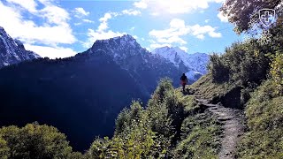 Hike on Bregaglia panorama trail from Maloja to Soglio 20201008 [upl. by Libbi]