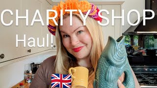 CHARITY SHOP Haul uk haul charity lecreuset [upl. by Ermey6]