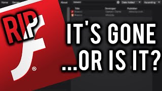 RIP Adobe Flash  Heres How You Can Still Play Flash Games [upl. by Norina494]