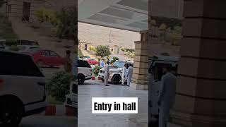 Entry in hall with full of protocol rajab rajabvlograjabfamily rajabweddingal1ahmer AL1AHMER [upl. by Aserahs]