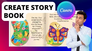 How To Create Story Book For Kids Using Canva And ChatGPT [upl. by Eecyal]