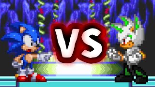 Sonic vs aeon parte 1 sprite animationkinemaster [upl. by Nyraa]