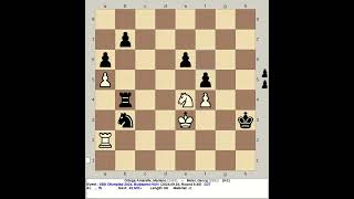 Ortega Amarelle Mariano vs Meier Georg  45th Chess Olympiad 2024 Budapest Hungary [upl. by Cleary795]