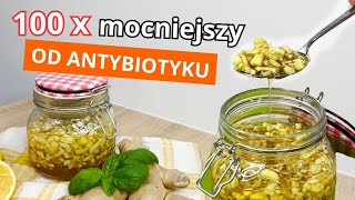 Przepis na syrop 100x MOCNIEJSZY od ANTYBIOTYKU [upl. by Etnaled]