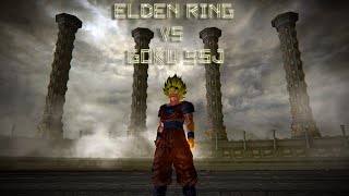 Goku SSJ Elden Ring Dragon FIGHT [upl. by Gerhard]