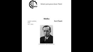 Karel Čapek Matka [upl. by Parthinia36]