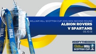 Albion Rovers 10 Spartans  William Hill Scottish Cup Second Round [upl. by Dunton]