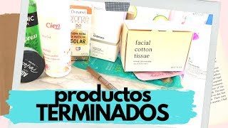 PRODUCTOS TERMINADOS DE PIEL Y CABELLO  FAVORITOS Y DECEPCIONES [upl. by Anyal484]