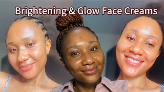 BRIGHTENING AND GLOWING FACE CREAMSface creams that will give you glass skinall skin types glowup [upl. by Cired]