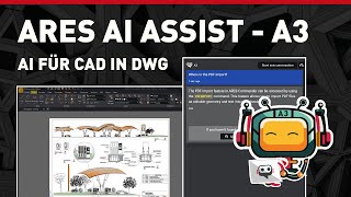 AI für CAD in DWG ARES AI Assist  A3 im Überblick [upl. by Lered619]