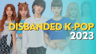 Kpop Groups That Disbanded in 2023 [upl. by Salazar691]