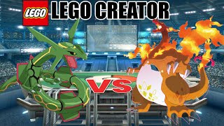 LEGO 31058 amp 31102 CREATOR 3 in 1  The Pokémon War  Rayquaza vs GMax Charizard  레쿠쟈 vs 거다이맥스 리자몽 [upl. by Rosati309]