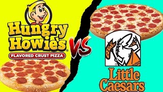 FOOD Fights 🍕 Little Caesars VS Hungry Howies 5 Pizza 🍕 [upl. by Hpesoj]