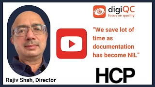 Rajiv Shah Director at HCP PM shares his views on digiQC [upl. by Einwahr650]