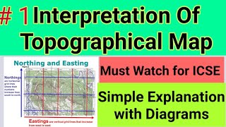 Interpretation of Topographical Maps  Toposheet Class 10 ICSE  Sir Tarun Rupani [upl. by Chryste]