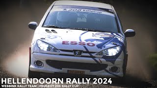 Eurol Hellendoorn Rally 2024  Webbink Rally Team  Peugeot 206 Cup [upl. by Howlend]