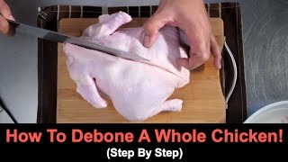 How to Debone a Whole Chicken Sous Vide Chicken Ballotine Recipe [upl. by Edward]