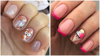 Simple Nails Art Ideas 2024❤️💅Summer Compilation For Beginners  Nail Art Designs ❤️💅 Cute Nails 💖 [upl. by Lurette]