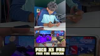 3 finger handcam gameplay solo vs squad poco x3 pro 60fps 120hz 360hz game turbo SD860 Prosecser 4kr [upl. by Pan391]