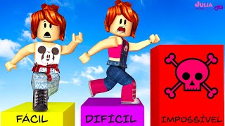 Roblox  PARKOUR IMPOSSÍVEL DAS CORES The Impossible Obby Remake [upl. by Maretz]