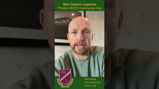 Prenton RUFC CrowdFunder Matt Dawson [upl. by Gawain]