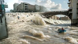 Top 35 minutes of natural disasters caught on camera Most hurricane in history Spain [upl. by Llebiram]