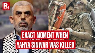 Hamas Chief Yahya Sinwars Final Moments Caught on Camera [upl. by Eeneg]