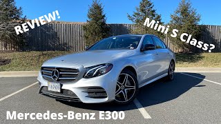 2019 Mercedes E300 REVIEW  A SMALLER SCLASS [upl. by Derron]