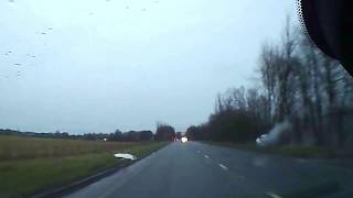 Dashcam footage 2 of fatal crash on A596 [upl. by Iliram]