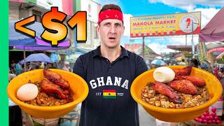 CHEAPEST African Street Food Ghana’s Giant Outdoor Market [upl. by Thistle]