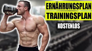 Trainingsplan und Ernährungsplan für Zuhause  Kostenlos für alle [upl. by Ariaj]