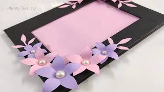 Photo Frame Making At home DIY Photo FrameEasy Picture Frame DIY How To Make Photo Frame At Home [upl. by Htilil]