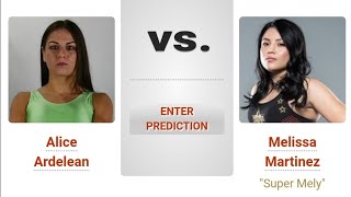 Alice Ardelean VS Melissa Martinez  UFC Fight Night Preview amp Picks  Pinoy Silent Picks [upl. by Arlin507]