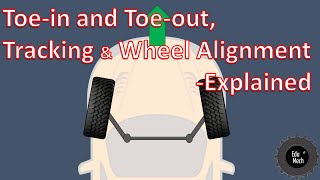 Toein and Toeout Wheel alignment Explained  How it works [upl. by Kinnie571]