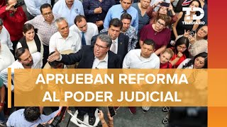 Reforma al Poder Judicial avanza es aprobada en la Cámara de Diputados y pasa al Senado [upl. by Plato192]