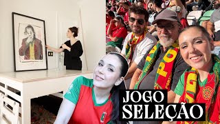 RECEBIDOS UNHAS NOVAS e JOGO da SELEÇÃO  Joana Gentil [upl. by Devaj344]