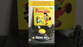 Disney Intro Jiminy Cricket  When You Wish Upon A Star 1940 1978 release [upl. by Sualohcin822]