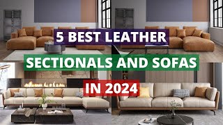 5 Best Leather Sectionals And Sofas In 2024 Review For Home Decor Interior Design [upl. by Tufts]