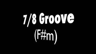 Progressive Rock Groove Backing Track in 78  Fm [upl. by Leyla]