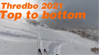 Thredbo 2021  Highest Lifted Point  Full Descent  Poor Conditions [upl. by Tletski]