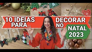 DIY IDEIAS FÁCEIS DE FAZER PARA DECORA NO NATAL [upl. by Jarib]