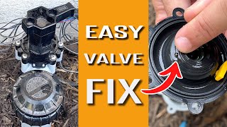 Easy Sprinkler Valve Repair Hack  Step by Step Tutorial No Cutting or Glue [upl. by Jeth]