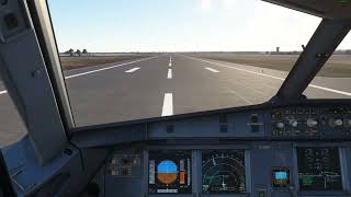 Arrival into Larnaca Airport LCLK  Fenix A320 CFM  MSFS [upl. by Aitnecserc200]