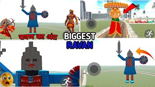 Biggest Ravan 🤩 In Indian Bikes Driving 3d  Full City Link  New City Link [upl. by Assille258]