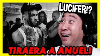 Coreano Loco reacciona a Yovngchimi 😱 Lucifer tiraera a Anuel AA [upl. by Ahsercel]