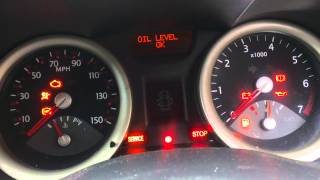 Renault megane service light reset [upl. by Ethyl]