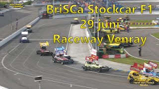 29 juni Raceway Venray BriSCa Stockcar f1 [upl. by Octave49]